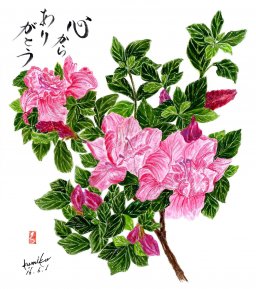 皐月（さつき）　花言葉「節制」