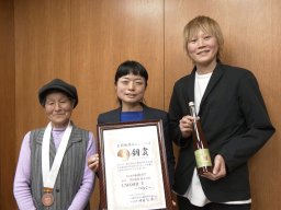 バスケ日本代表・髙田真希さんらが手掛けた佐布里梅の梅酒が品評会で銅賞受賞