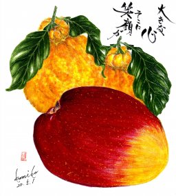 マンゴー＆デコポン　花言葉「永遠の友情＆家族愛」