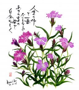 ナデシコ　花言葉「無邪気」