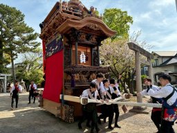 山車曳き廻しやマルシェ、餅まき＆菓子まきも！武豊町市場区で「神宮車創建100周年記念奉祝祭」10/25(日)に開催