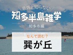 意外と知らない知多半島雑学～地名の由来クイズ「巽が丘」～