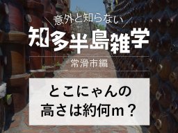 意外と知らない知多半島雑学～とこにゃんの高さは約何m？～