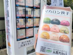 知多市の餃子の神殿に自販機降臨！マカロン餃子をゲット！【おもしろ自販機#32】