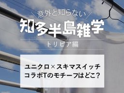 意外と知らない知多半島雑学～ユニクロ×スキマスイッチ コラボTシャツは何市のモチーフ？～