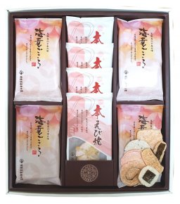 尾張桂新堂本舗　海老せんべい　海老ごころ　KH20　海老ごころ７枚入×12袋・本えび焼2尾入×4袋